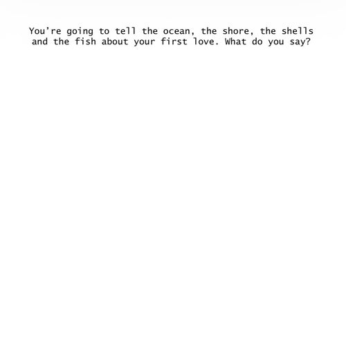 Conversations with the universe